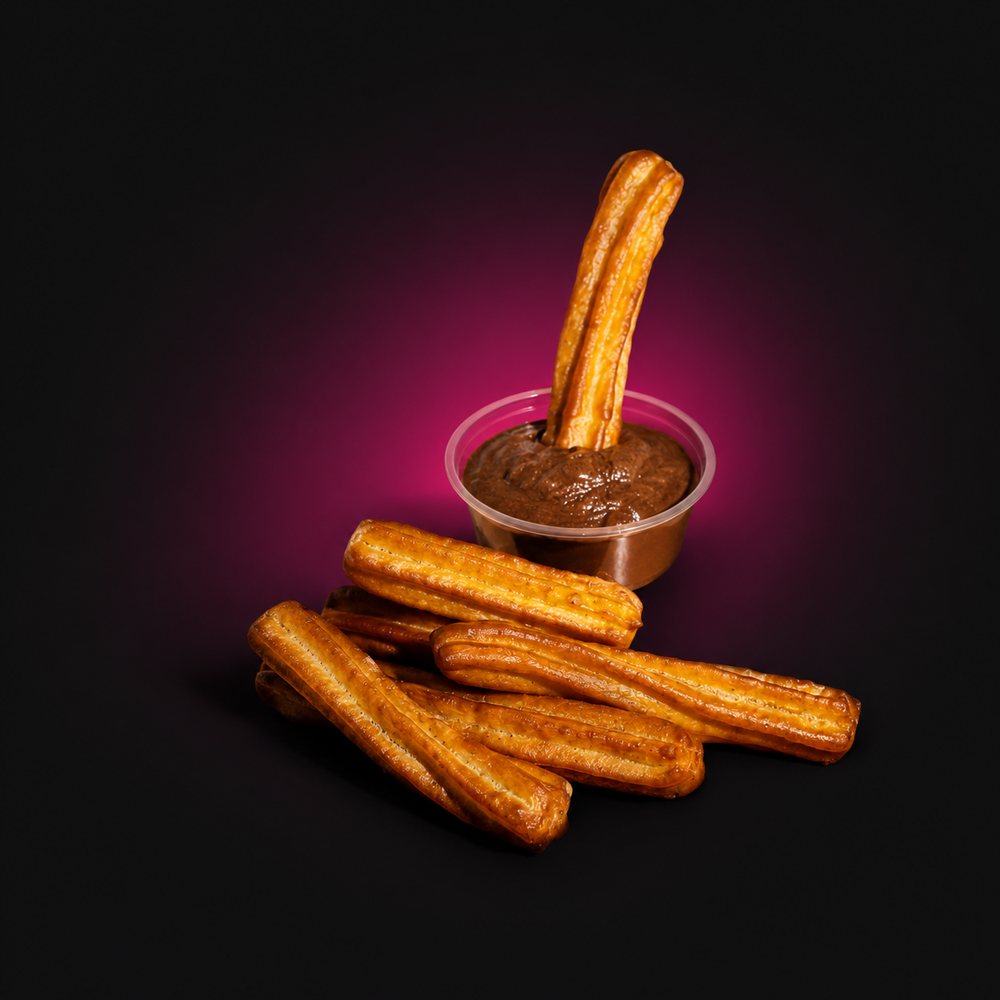 Churros croustillants avec sauce chocolat maison